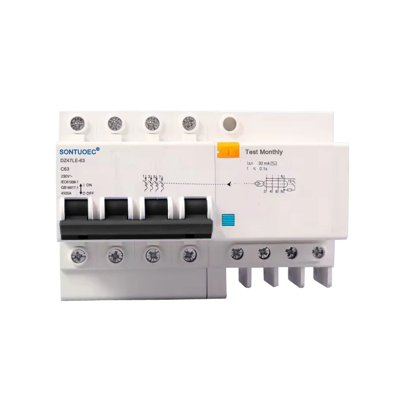 Tipo de CA RCBO 4P