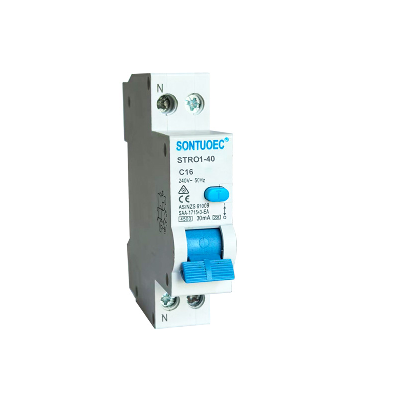 Disyuntor de corriente residual 6ka Protección contra sobrecorriente RCBO