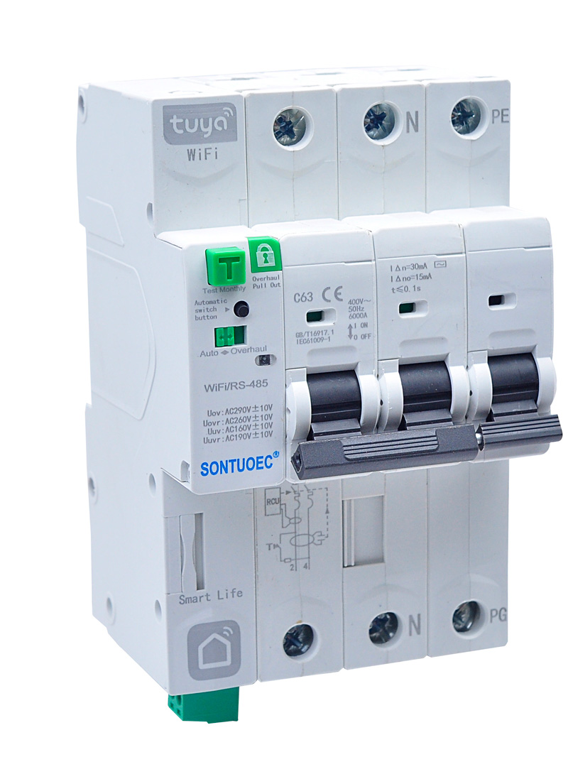 IoT 4G Circuit Breaker WiFi Tuya APP Control remoto Control remoto inalámbrico