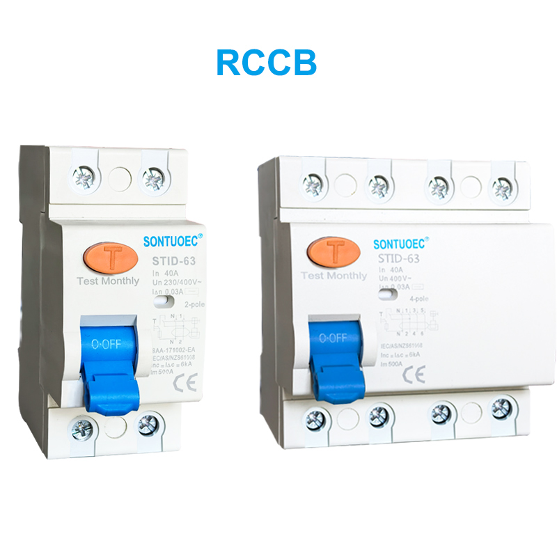 STID-63 SERIE RCCB 230V 63A Interruptor de circuíto de corrente residual